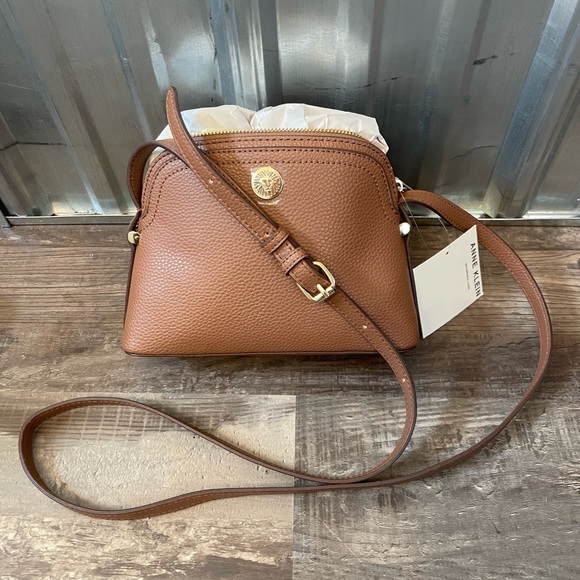 Anne Klein Handbags - NWT Ann Klein Faux Leather Camel Colored Purse